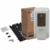 GP Pro 53058 Pacific Blue Manual Hand Soap & Sanitizer Dispenser - White